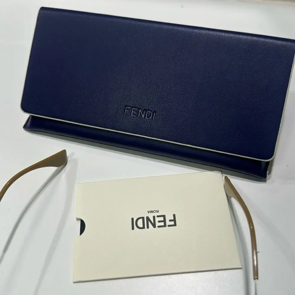 Fendi 51mm Cat Eye Sunglasses yellow